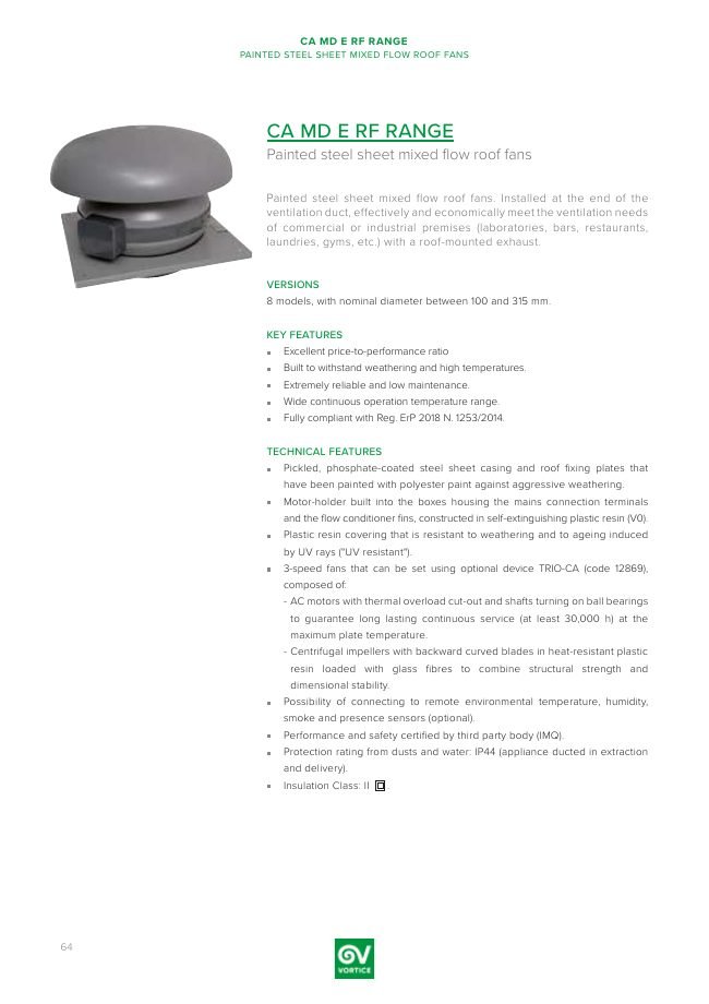 CA MD E RF catalogue cover