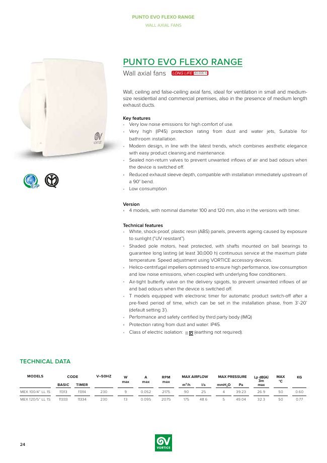 PUNTO EVO FLEXO catalogue cover